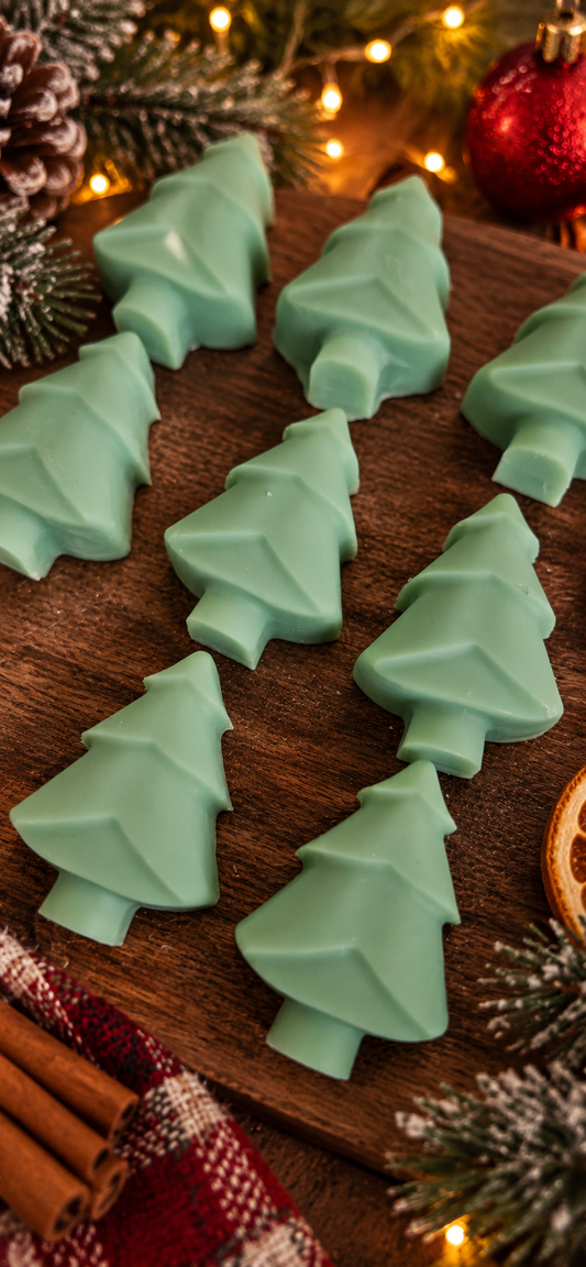 Nordic Cedar Scented Christmas Tree Shaped Wax Melt