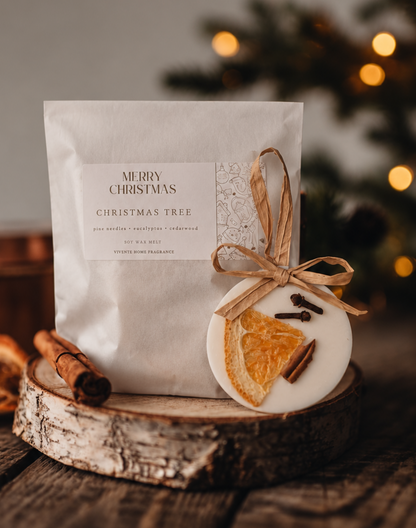 Scented Christmas Tree Wax Melt Decoration