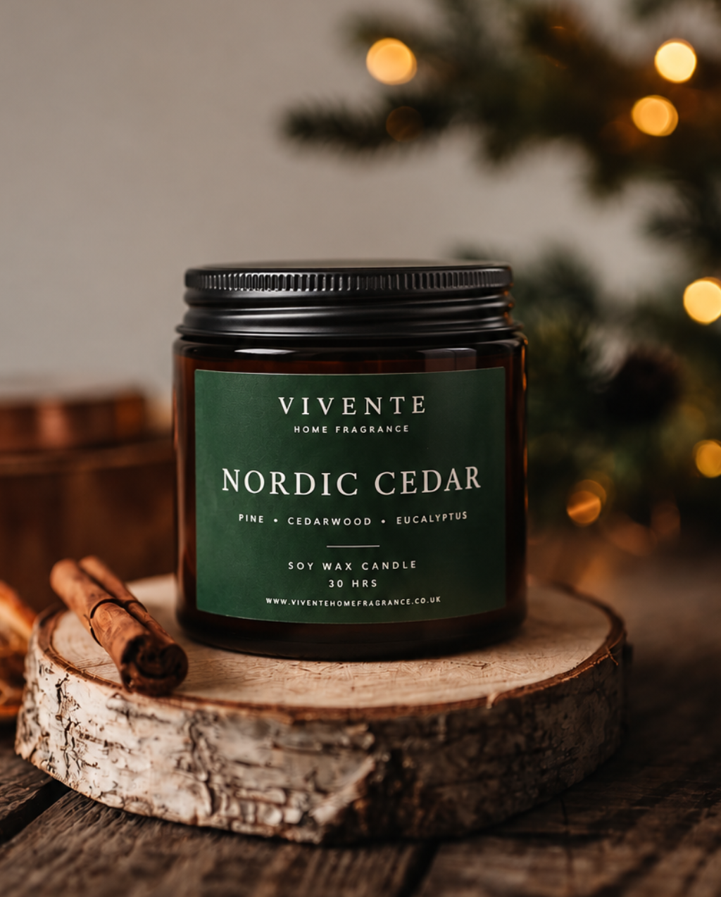 Nordic Cedar Scented Candle