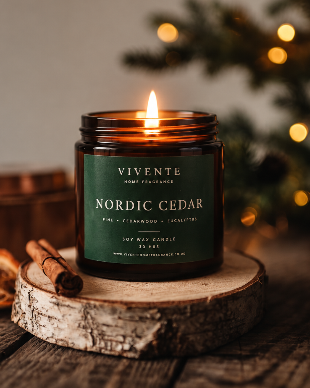 Nordic Cedar Scented Candle