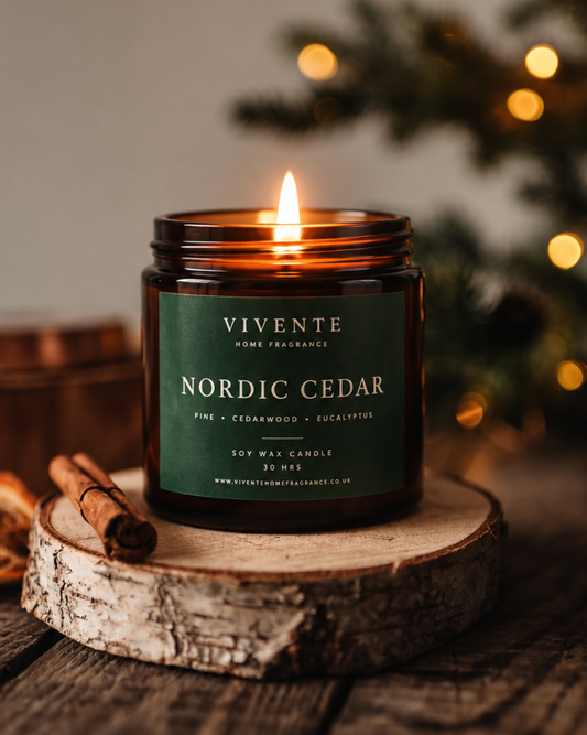 Nordic Cedar Scented Candle