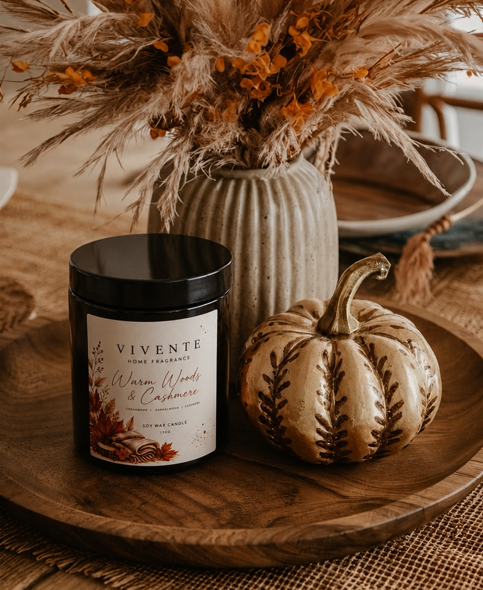 Warm Woods & Cashmere Candle