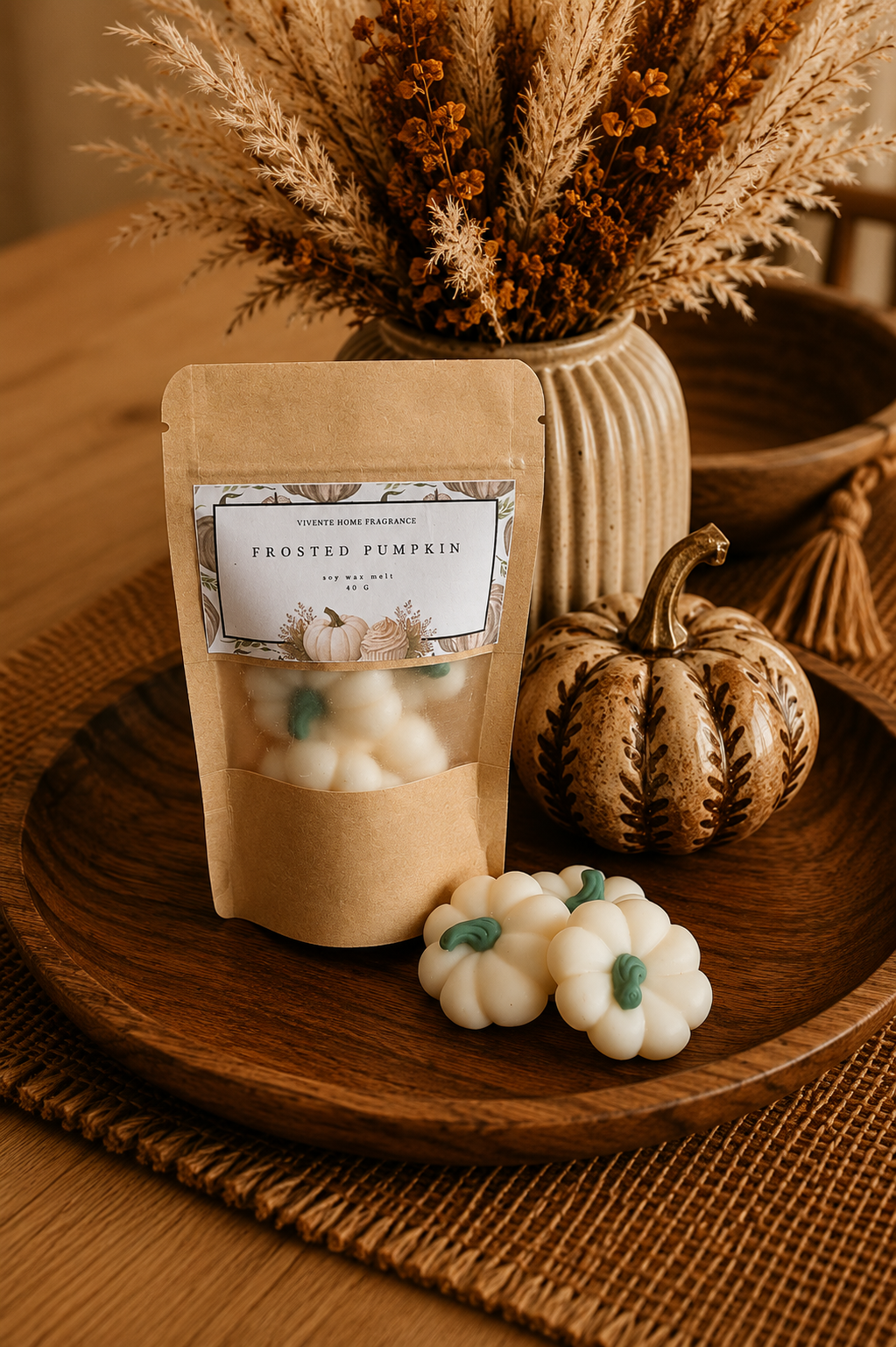 Frosted Pumpkin Wax Melt