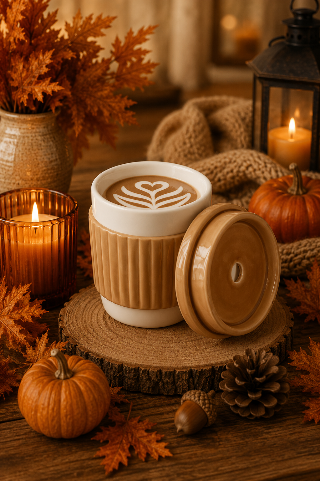 Coffee Cup Oil Burner and Wax Warmer