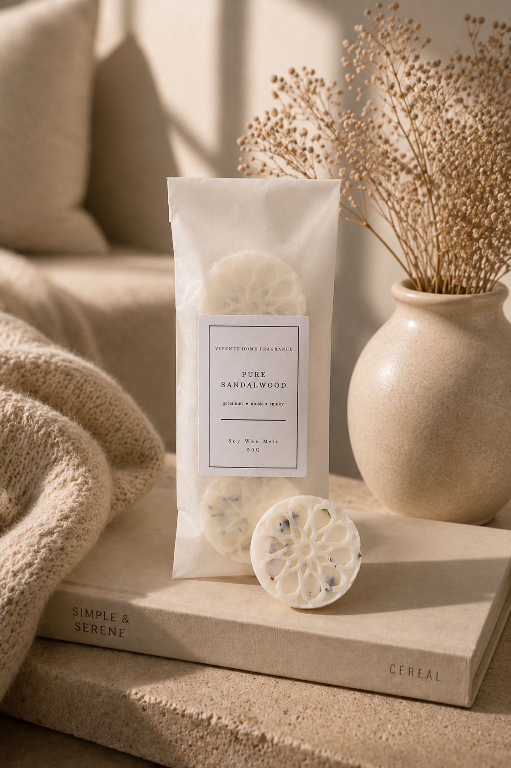 Pure Sandalwood Wax Melt